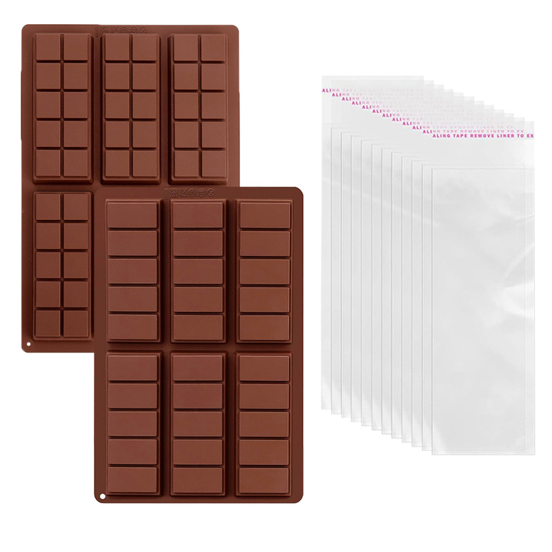 긴 스트립 6개 + 정사각형 6개 + 포장 봉투 100개