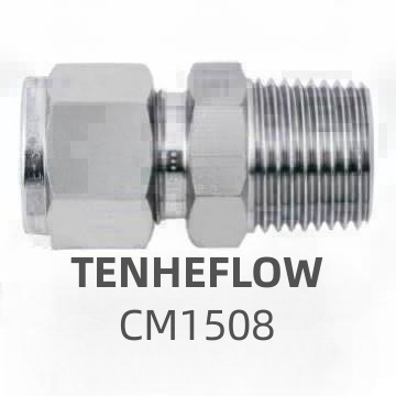 TENHEFLOW快插外丝快速接气管快拧直通气动接头CM1508 1