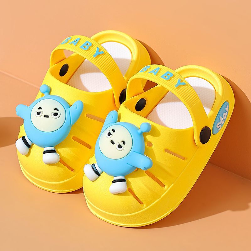 Zapatillas infantiles princesa de verano lindo interior pisar mierda sensación de dibujos animados baño antideslizante padre-hijo zapatillas frías image 5