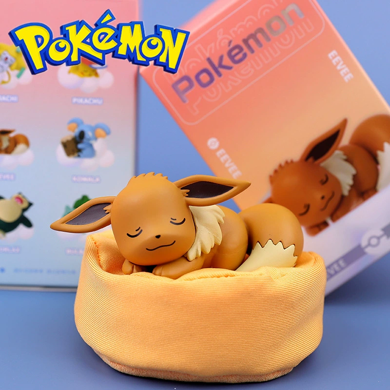 Mini Figure Toy (Pokémon) — Collectible Standing & Sleeping Poses, Boxed Miniatures