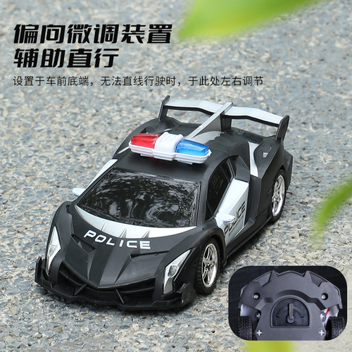 Cross-border exclusive children's remote control police car cool wireless electric car remote control race car model toy for boys, wholesale