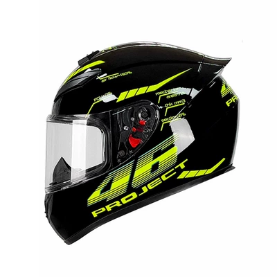 Four-Season Helmet, Foreign Trade | Motorcycle Safety Supplies - qk111-fashion-46-with-clear-lenses-s