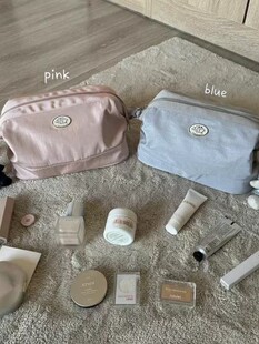 Waterproof cosmetic bag for traveling, capacious organizer bag