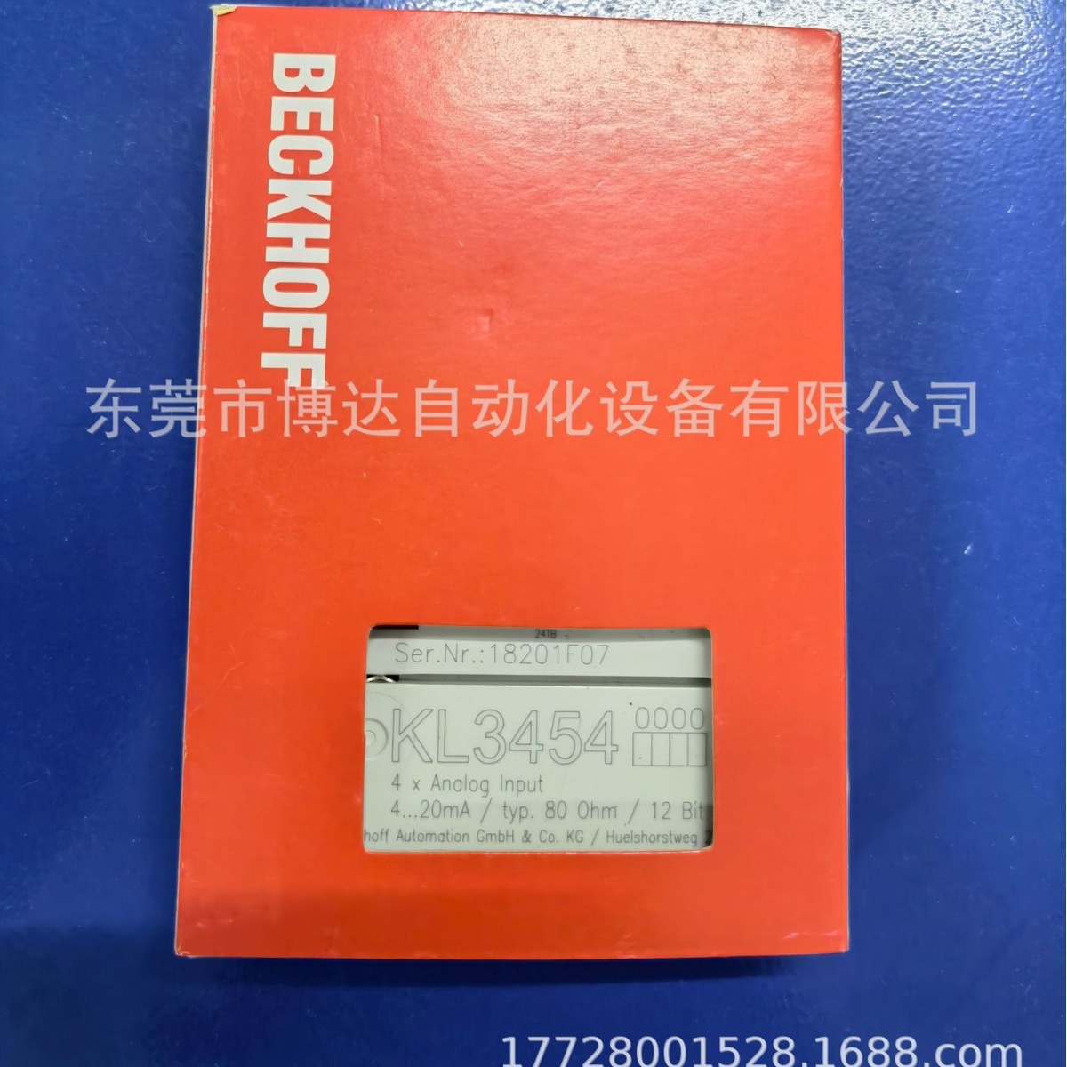 倍福BECKHOFF模块 KL3454 全新原装现货实拍议价