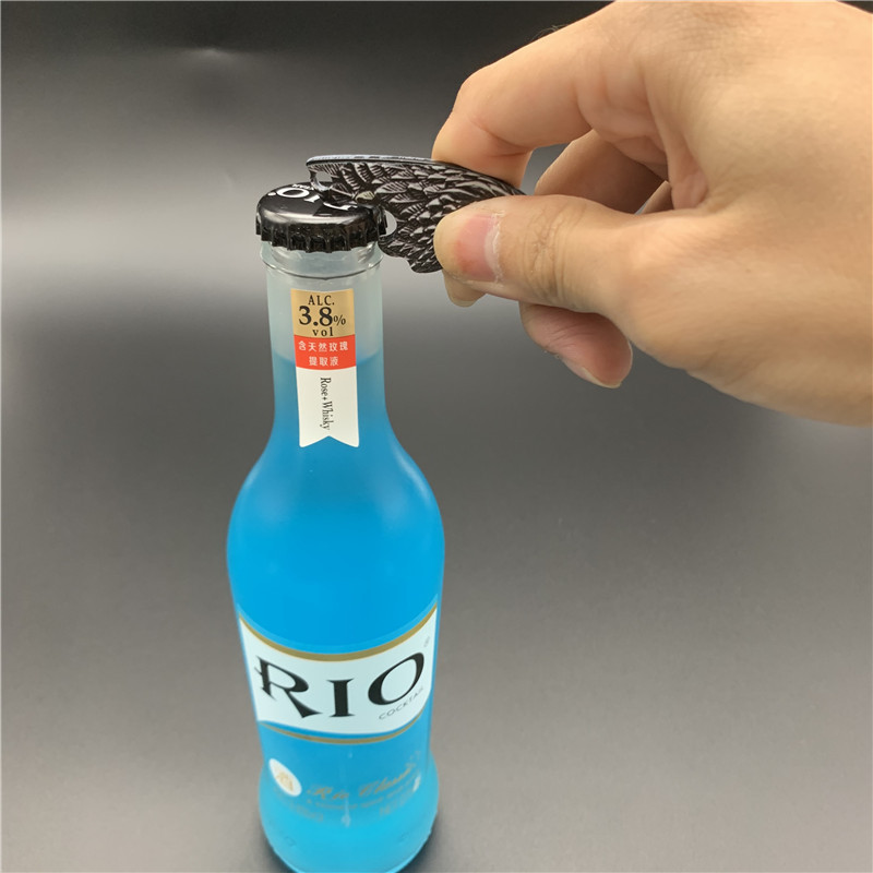 3D Printed Creative Eagle Head Bottle Opener Keychain Ornament Necklace Chain Accessory Gift For Outdoor Use