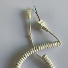 工厂定制6芯屏蔽线视频通讯线座机听筒线无氧铜环保镀金电话线