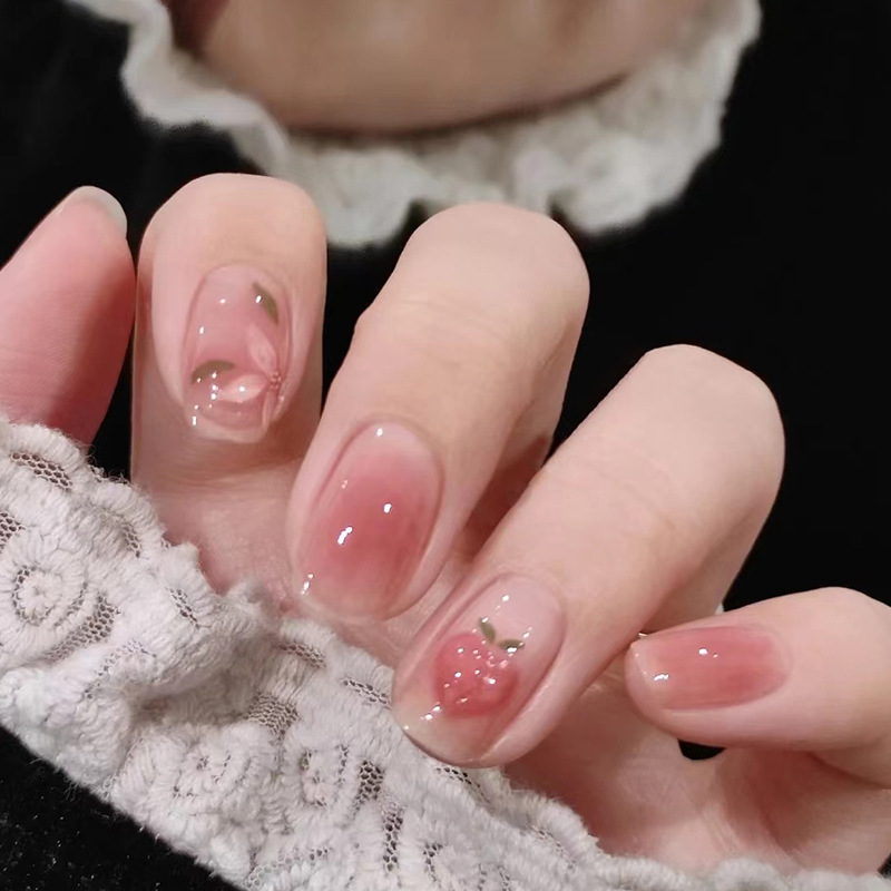 Summer New Long Island Iced Tea Wear Camellia Three-dimensional Light Change Love Girl Blush Wearable Nail Sticker Summer New Long Island Iced Tea Wear Camellia Three-dimensional Light Change Love Girl Blush Wearable Nail Sticker