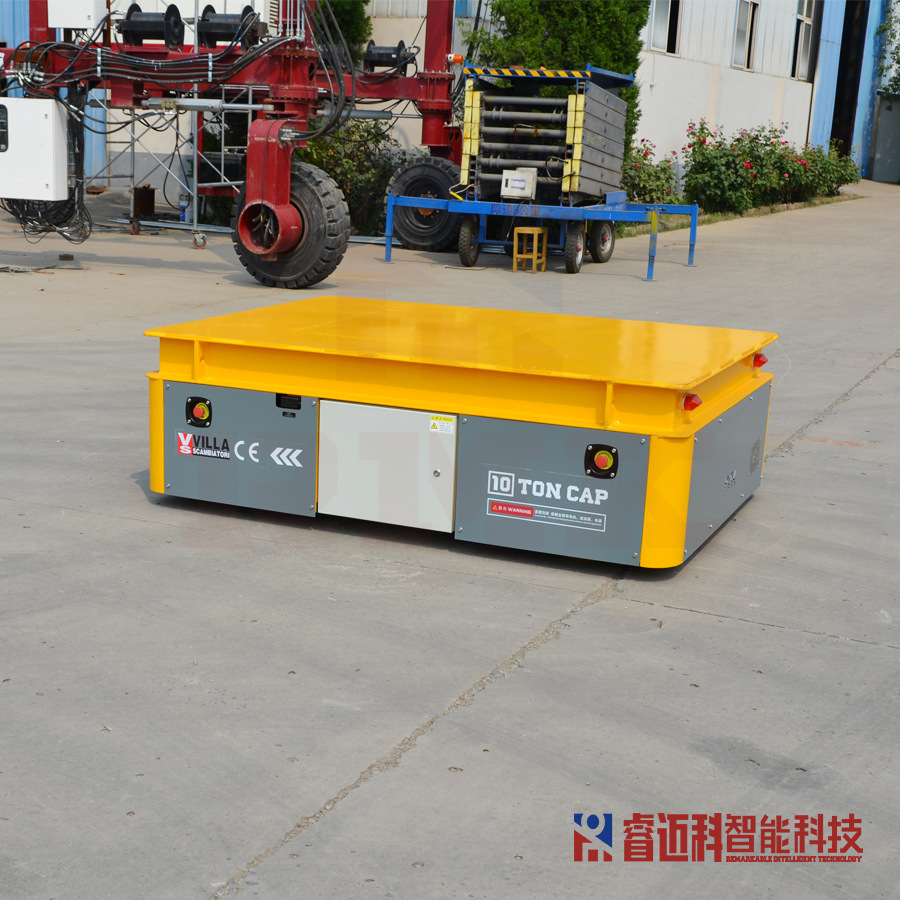 转运装置无轨电动平车 双向行走搬运板车 低压交流驱动移动小车