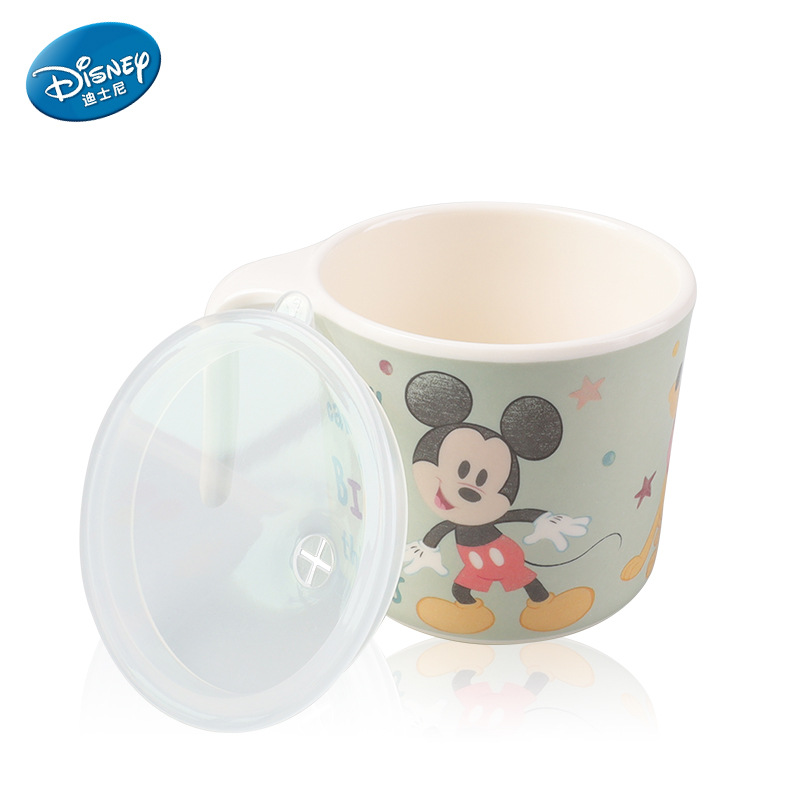 Vajilla infantil auténtica, plato dividido, tazón de resina de melamina con dibujos animados, tazón para comer para bebés, tazón resistente a caídas y al calor