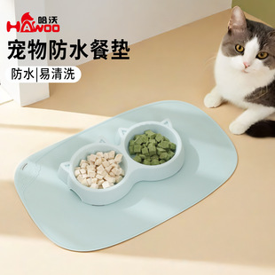 Silicone Pet Placemat Wholesale Cat Food Mat Waterproof Non-slip Large Dog Food Basin Mat