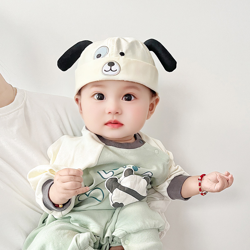 Sombrero para bebés primavera y otoño delgado super lindo animal para niños gorro de piel de melón bebé transpirable gorro de moda para niños