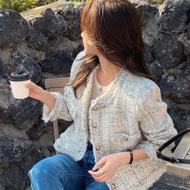 感设计法式小香风外套女薄款2025名媛流苏气质新款春秋小个子|undefined