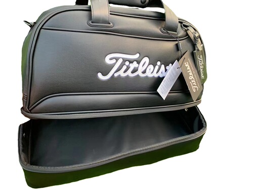 Cross-border best-selling golf clothing bag, hand-held single-shoulder bag, cross-body bag, travel bag, double-layer dry and wet separation PU lightweight waterproof