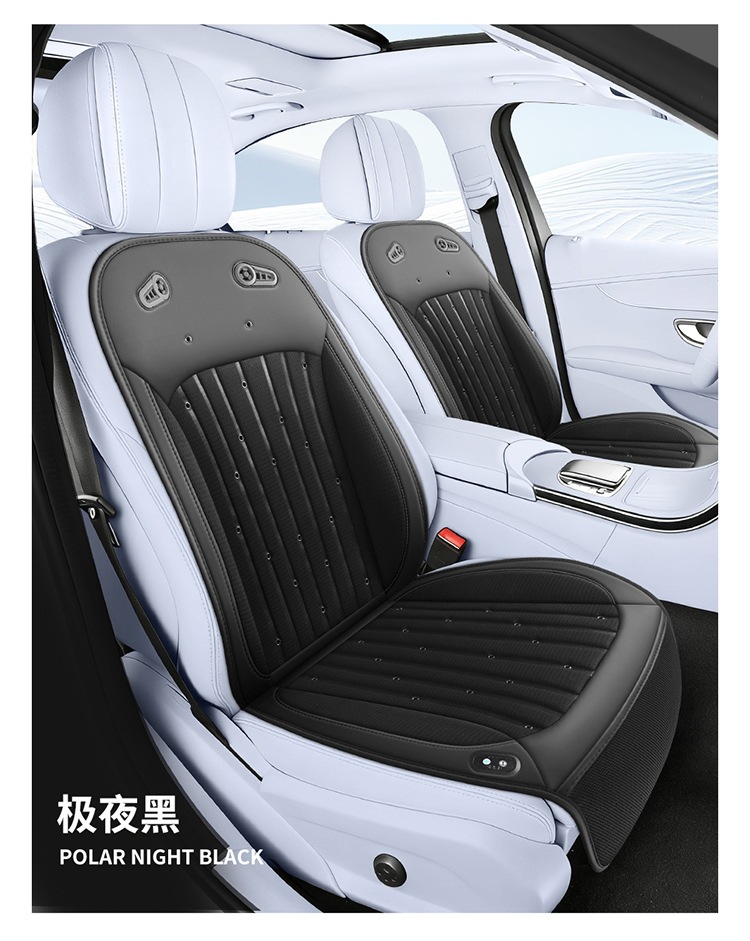 Massage Ventilation Summer Car Ventilation Seat Cushion Cooling Seat Pad Summer Cold Air Breathable Heat Dissipation Cooling Pad Truck Cushion