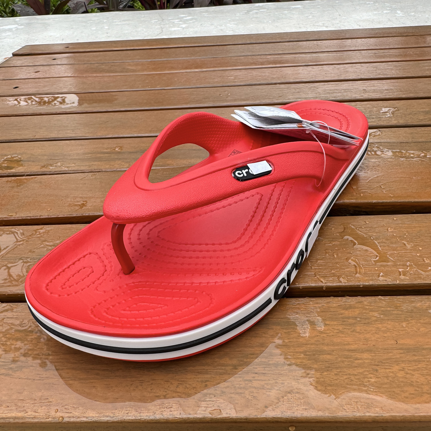 Unisex Outdoor Flip Flops, Dopamine Color Beach Sandals