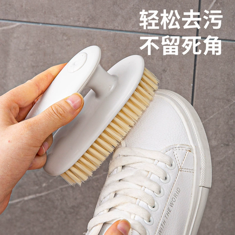 Soft harmless universal shoe brush for laundry