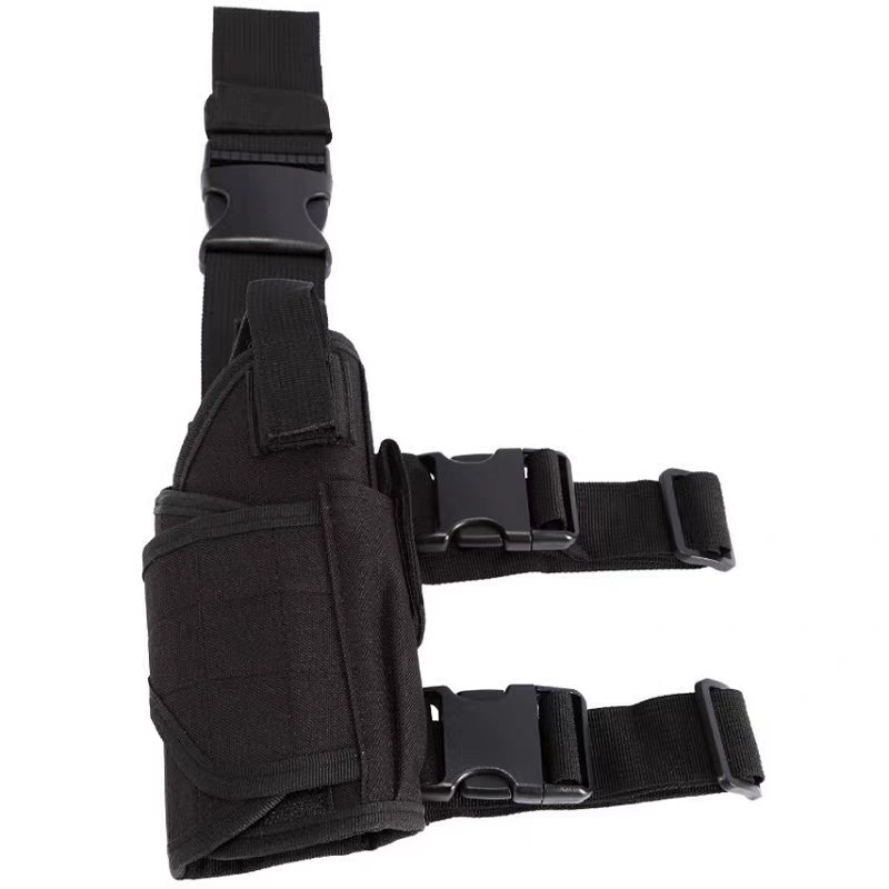 Travel quick pull tactics black gaiters, cosplay