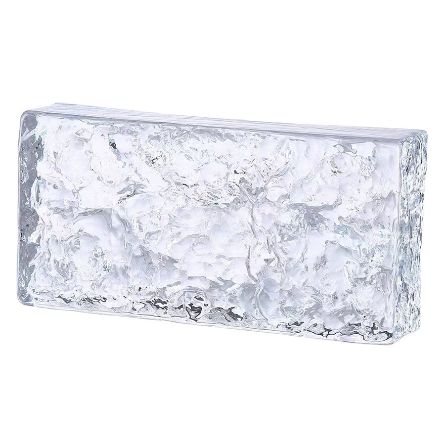 Супер белый стеклянный кирпич хрустальный кирпич перегородка стены Супер белый хрустальный кирпич сплошной входной стеклянный кирпич ультра-белый хрустальный стеклянный кирпич