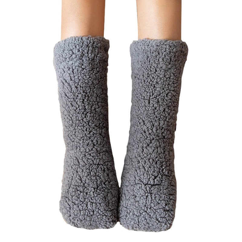Calcetines de piso calcetines de sueño para adultos calcetines de invierno calcetines de nieve calcetines de confinamiento en el hogar cubierta de la pierna calcetines de alfombra zapatillas calcetines femeninos al por mayor