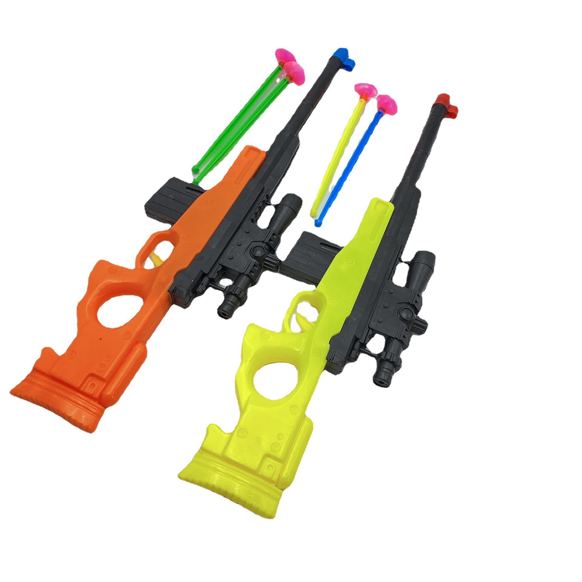 Juguetes para niños playa Tarjeta de succión juguete pistola juego casa juguete pintura juguetes 2 yuanes grandes almacenes al por mayor