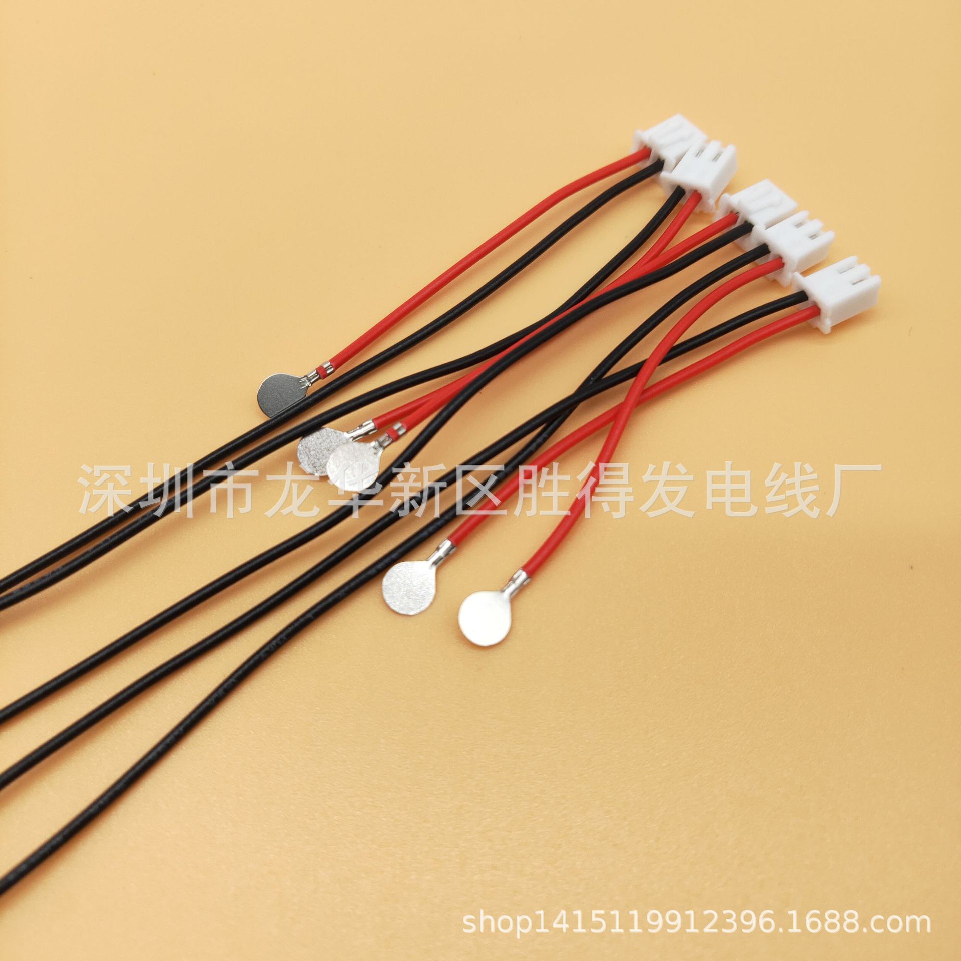 厂家直销JST PH2.0间距端子线锂电池线束喇叭线XH2.54-2P 镍片线
