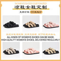 ヨーロッパステーションラインストーンサンダル女性用夏ビーチスリッパベルクロスリッパ女性用