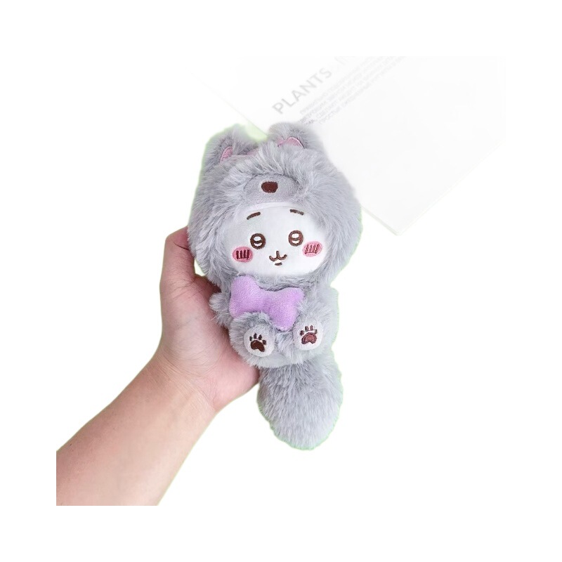 新型の変装は熊の花の仙子のウサチの小さい八吉伊カードのキーホルダーのぬいぐるみのぬいぐるみのペンダントを嘲笑します。|undefined