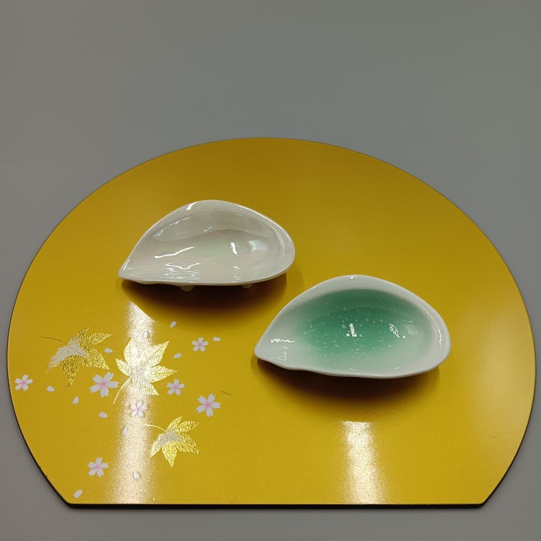 Cooking tableware shell plate side dish plate front plate caviar plate