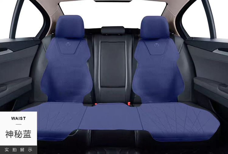 Car Seat Cushion Universal Imitation Suede Breathable Saddle Cushion Technology Leather Half-Pack Seat Cover Four-Season Seat Cover Autumn and Winter