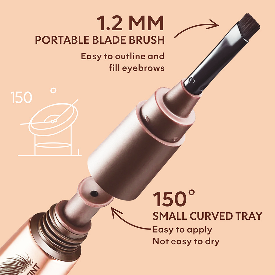 PAGE VINE Tear Eyebrow Glue Tear Eyebrow Tinting Blush Pocket Blush Bar Lip Esmalte Bar Bar Bar Cross-Border Color Maquillaje image 3