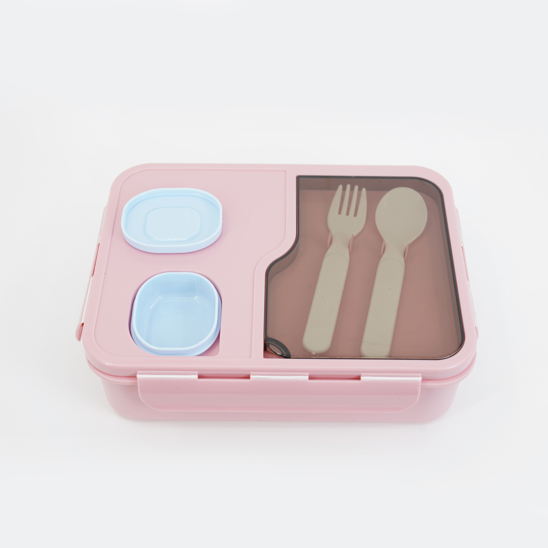 Fiambrera de plástico con patrón de color personalizado, valor de alto valor, fiambrera para ir a trabajar con arroz, caja de conservación fresca para microondas