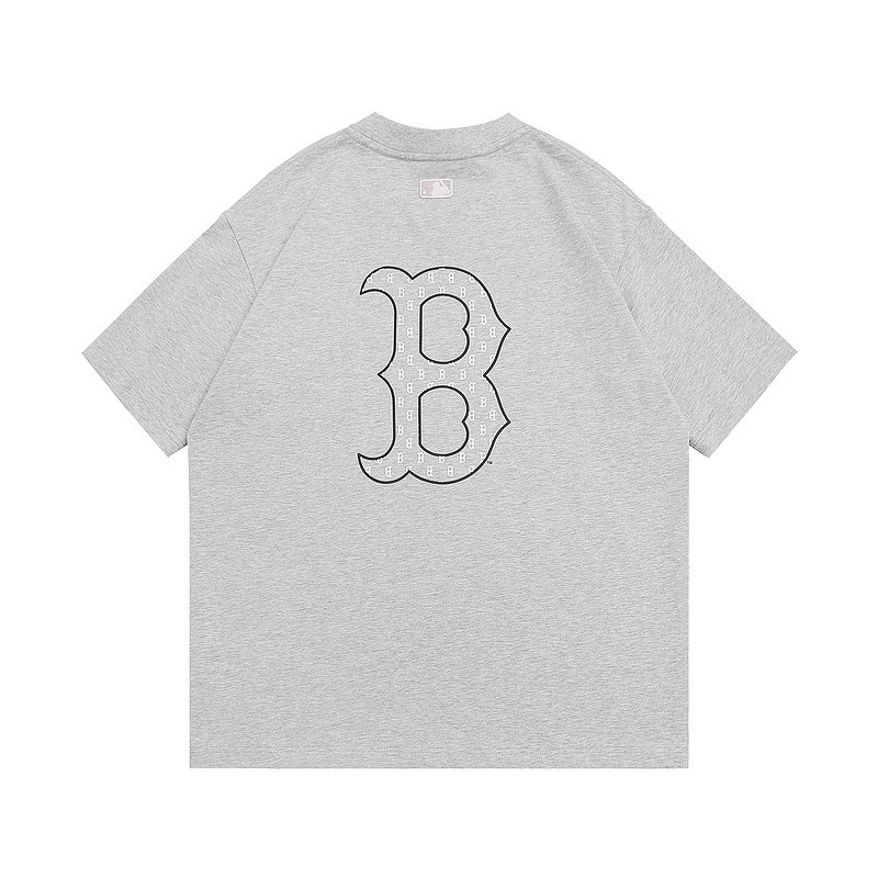 高バージョン.MLB 男女カップル老眼ビッグロゴスポーツカジュアルファッション 25 春の新作半袖 T シャツ|undefined