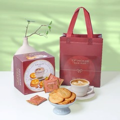 金語布倫達巴旦木餅460g禮盒裝伴手禮周歲答謝禮節日送禮休閒零食