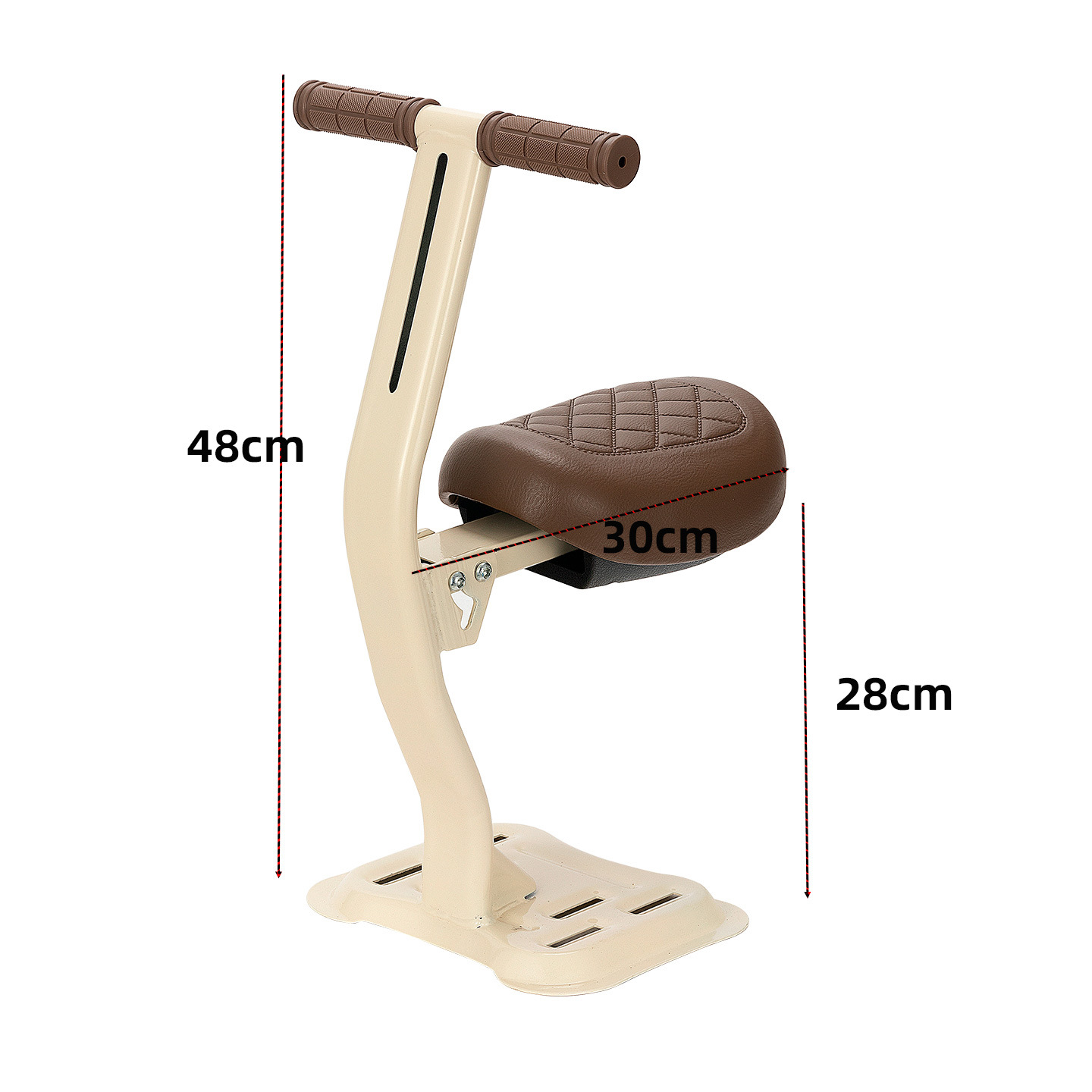 Foldable Front-Mounted Child Seat for Electric Vehicles, Front-Mounted Protective Guard for Baby Electric Scooters