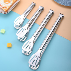 304 stainless steel thick steak tongs kitchen food barbecue meat clips sandwich ice bread home baking tools