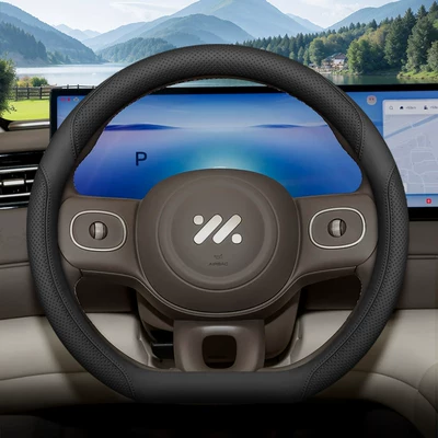 Steering Wheel Cover, Steering wheel cover - 26-models-of-d-type-pure-black-ultra-thin-model-default