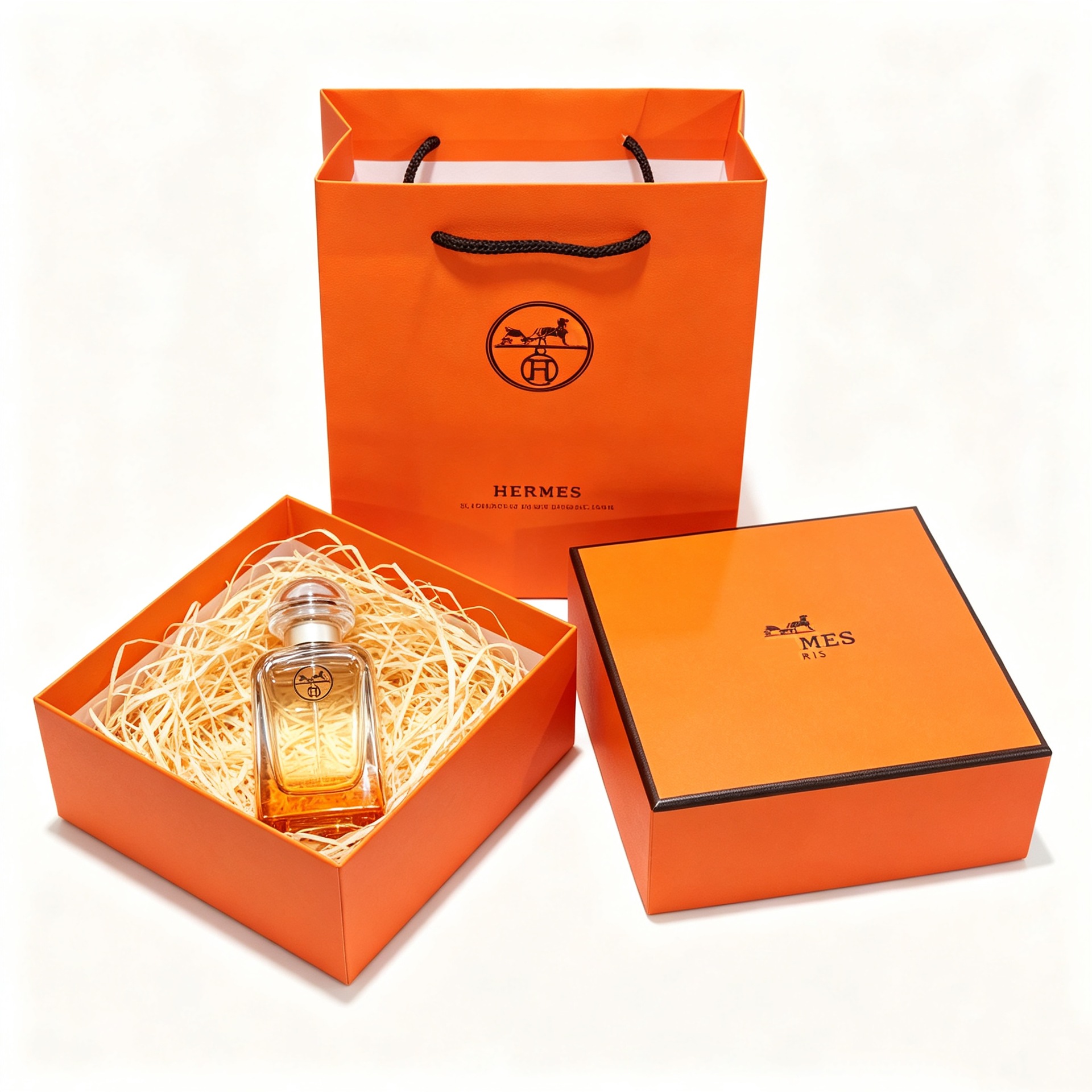 French Hermes Orange Perfume Gift Box Lipstick Gift Box Perfume Handbag Packaging Silk Scarf Leather Belt Love Box