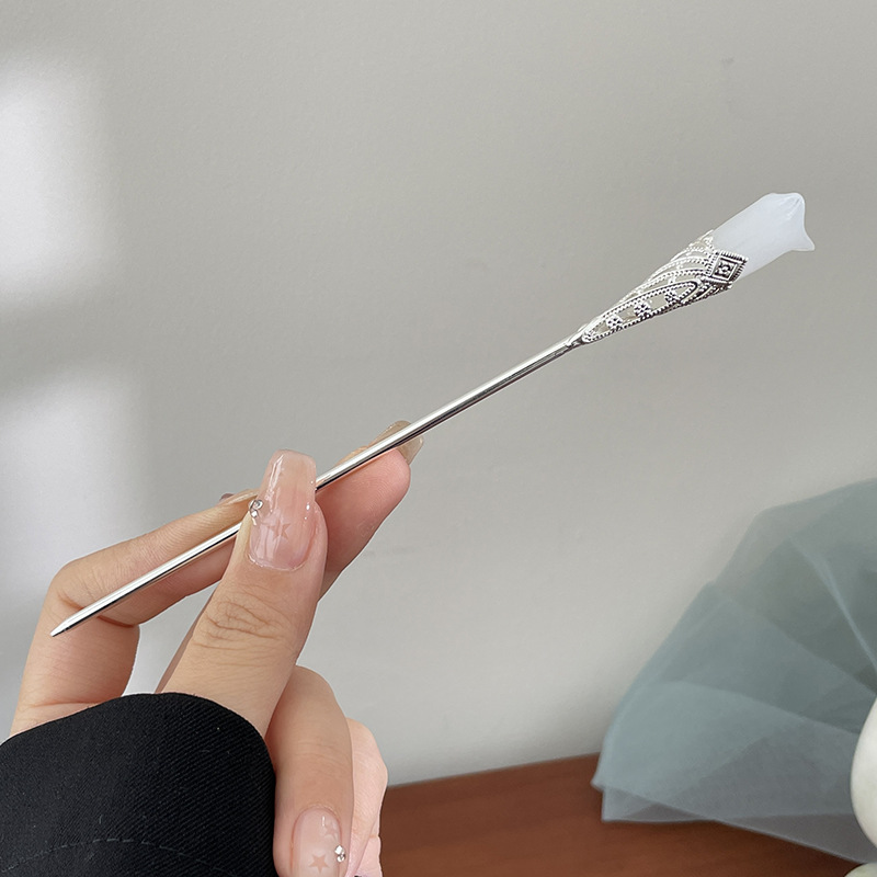 Horquilla en forma de U de alta calidad para mujer 2025 nuevo estilo tocado borla horquilla balanceándose en la parte posterior de la cabeza artefacto del cabello accesorios para el cabello