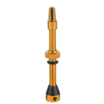 Colorful Aluminum Alloy Bicycle: valve - side-four-hole-44mm-gold-finish