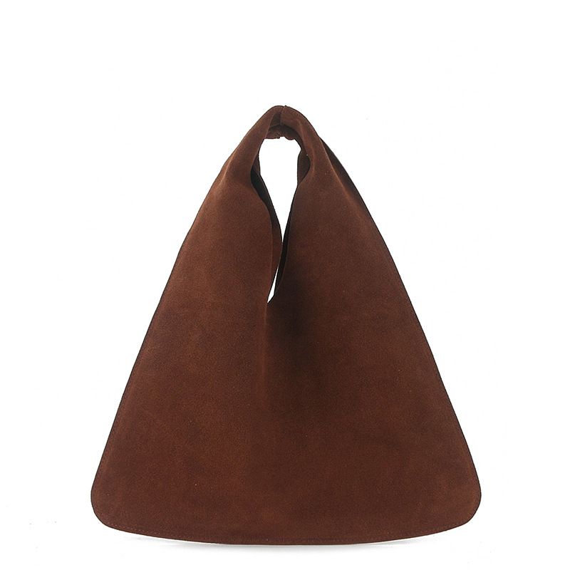 2024 autunno e inverno nuova borsa a mano piccola in pelle scamosciata alla moda borsa a triangolo hobo_voghion.com