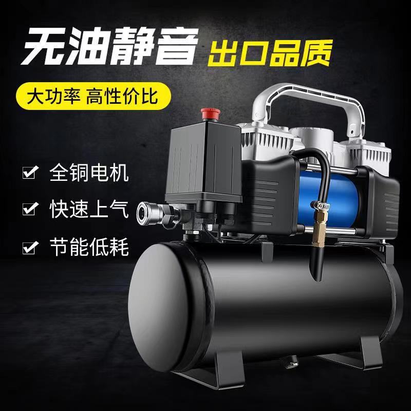 车载充气泵通用型48V电动车打气泵12V迷你空压机小型220V家用|undefined