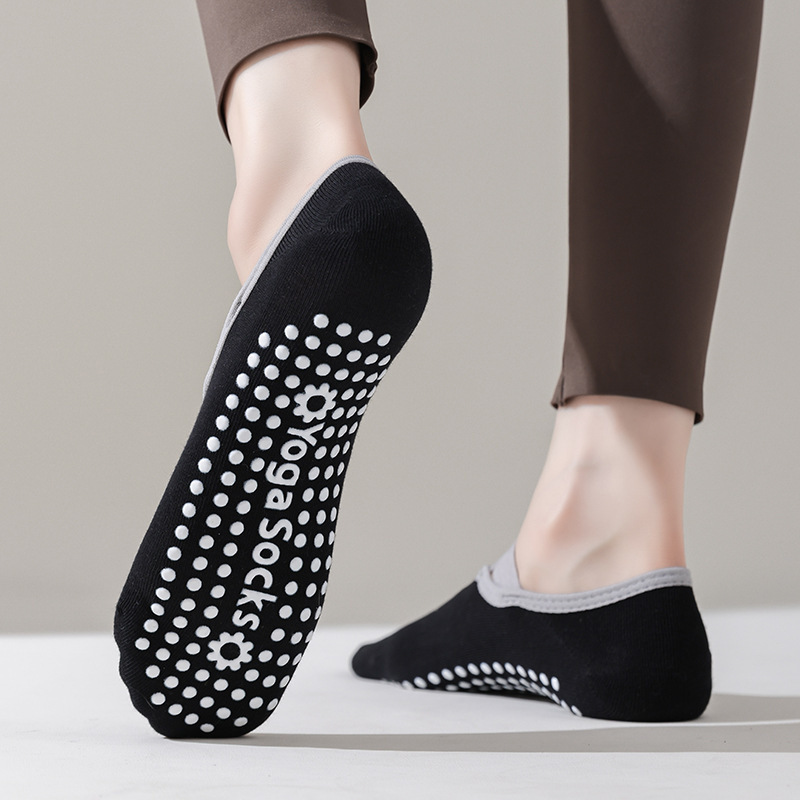 Professional Yoga Socks Women Boat Socks Spring and Summer Non-slip Pilates Beginners Indoor Sports Fitness Dance Floor Socks