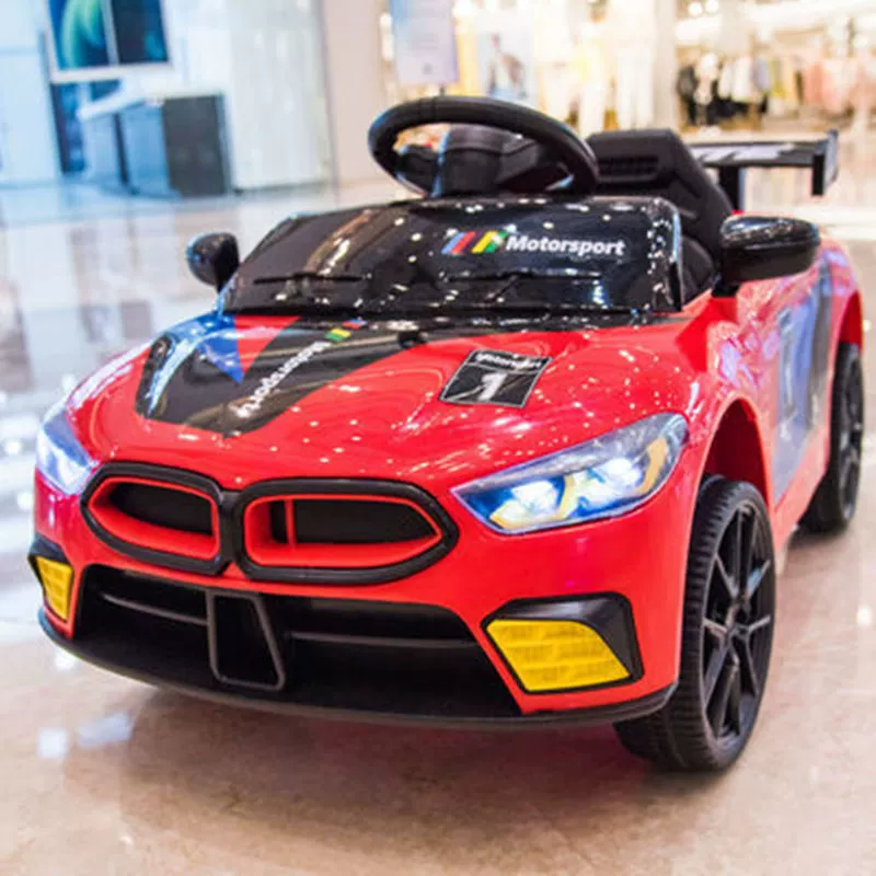 Электромобиль‑каталка (BMW), 4‑колёсный, с пультом, одноместный, детский