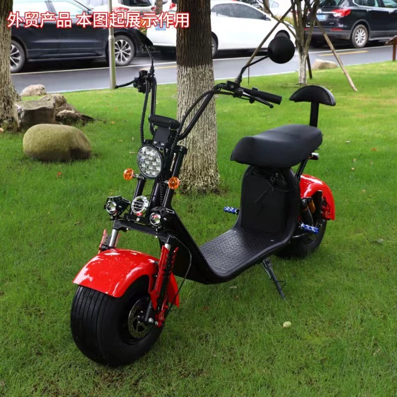 Мощный электросамокат для взрослых, двухколесный скутер, двухместный самокат, электрический велосипед для поездок, электромотоцикл, электротранспорт