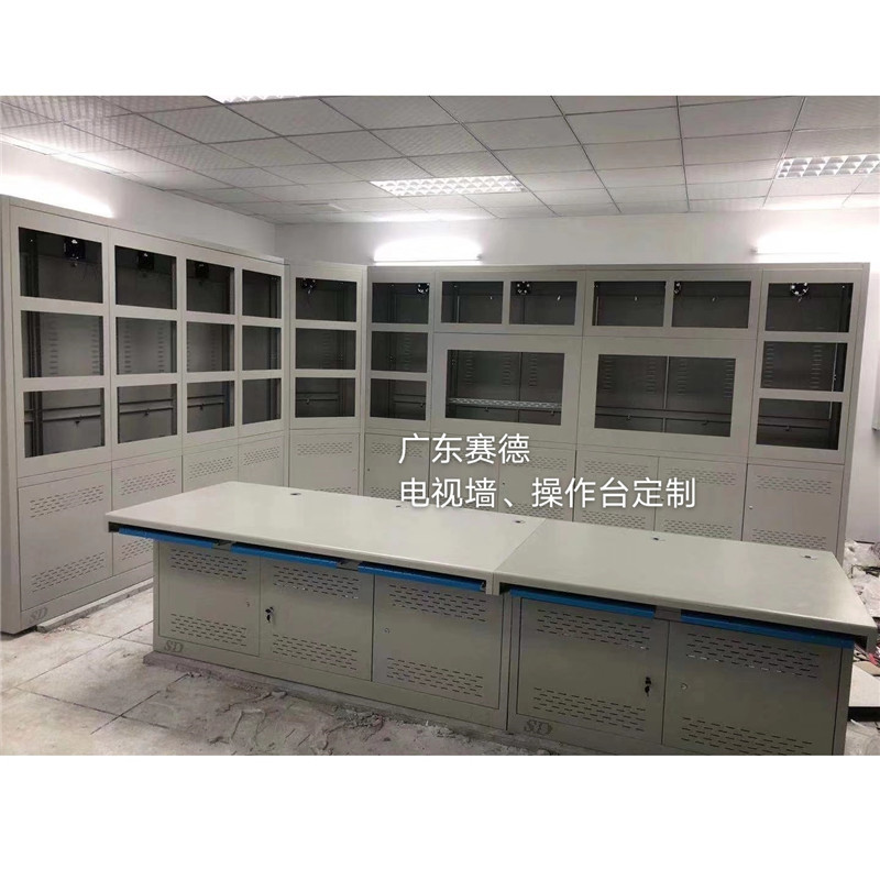 厂家定制24/32/46寸安防监控电视墙无缝拼装屏支架液晶显示器机柜