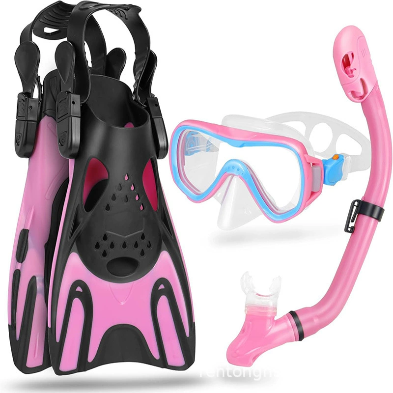 Новые детские очки для дайвинга с жидким силиконом, набор для плавания и подводного плавания, летние игрушки для бассейна