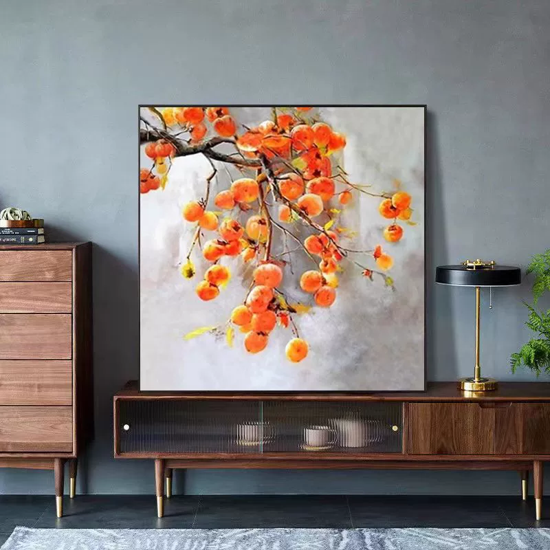 △Dafen Village Oil Painting Restaurant oil painting pickup and leaking purely handmade finished paintings hanging paintings restaurant paintings