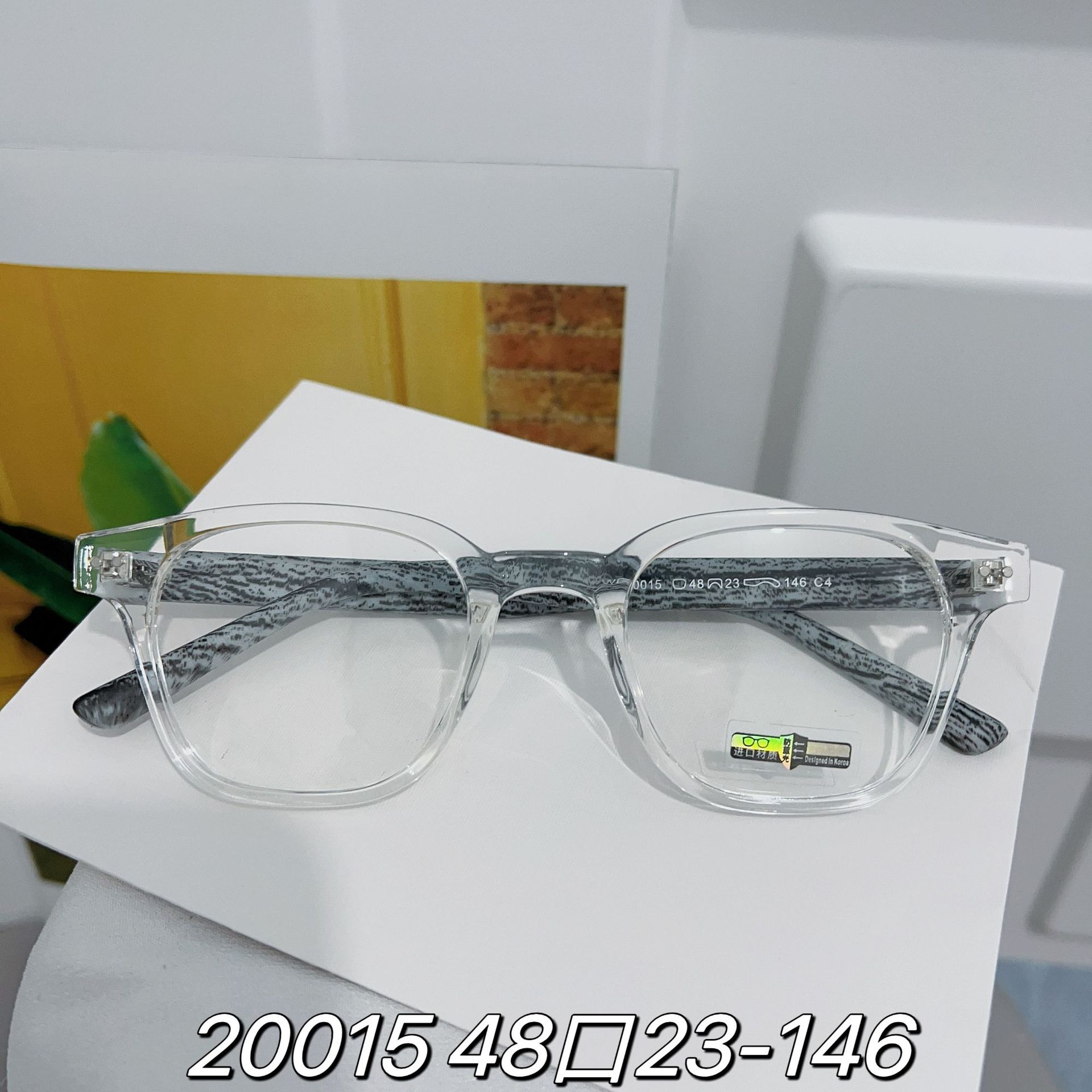 Nueva caja TR90 en línea Celebrity ins Pequeño Libro Rojo mismo marco de las gafas puede coincidir con la miopía tendencia moda al por mayor llano cara