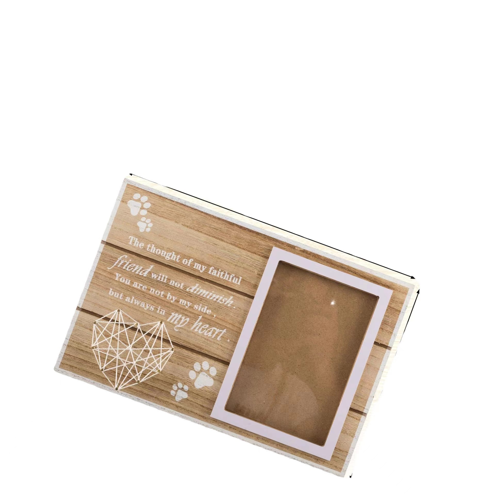 Transfronterizo nuevo en stock creativo retro dormitorio foto de la pared marco de fotos de madera decoración multi-especificación sinuoso foto marco colgante