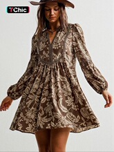 S 49688 Bohemian Blue Embroidered Dress ������������ȹ